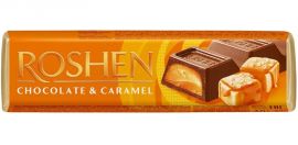 Roshen 40g Milk Chocolate & Caramel