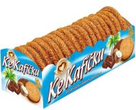 Ke kafíčku 220g Ovesné sušenky s kokosem polomáčené