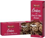 Mulino Cookies Dark and Milk Chocolate 150g
