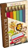 Pencils Čoko pastelky ml.čok. 100g