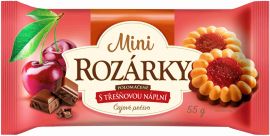 Mini Rozárky polomáčené Třešeň 55g