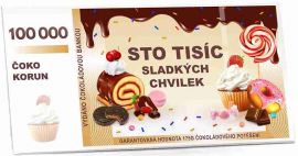Sto tisíc sladkých chvilek 175g-mléčná čokoláda s mandlemi a malinami